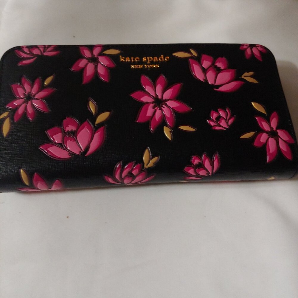 Kate Spade - Devin Fall Poppies Medium Bifold Wallet